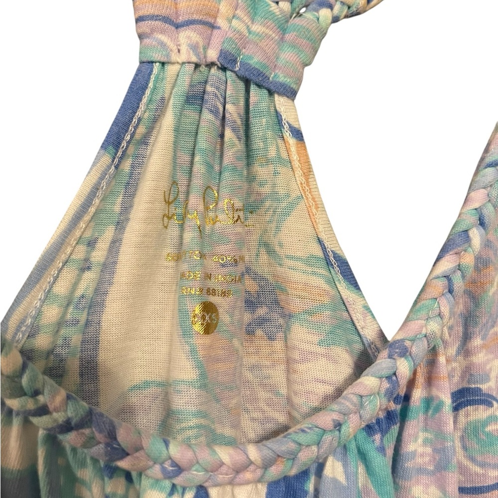Lilly Pulitzer Blue Multi Sailboat-Print Tank - Picture 3 of 3